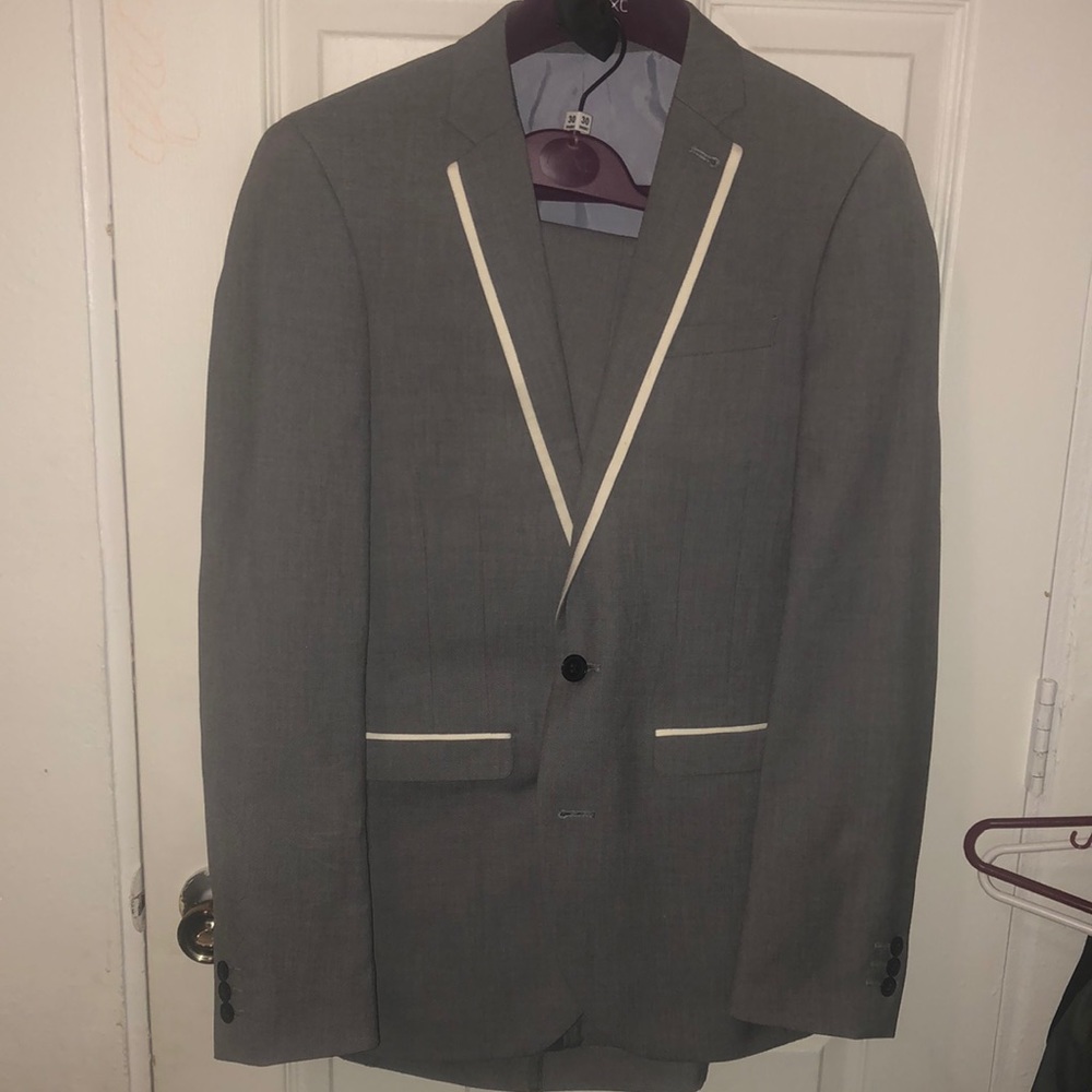 Next mens gray suit.